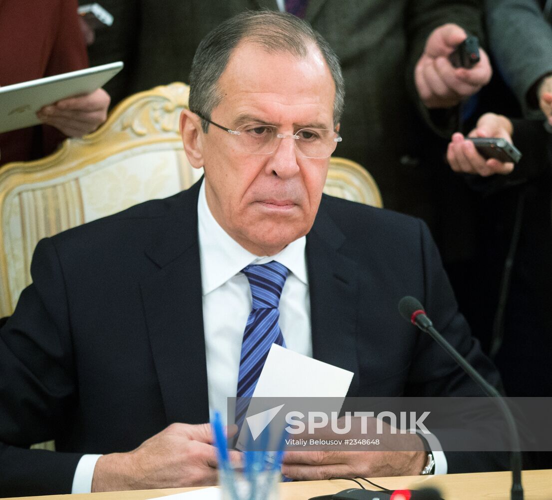 Meeting of Russian and Iranian foreign ministers