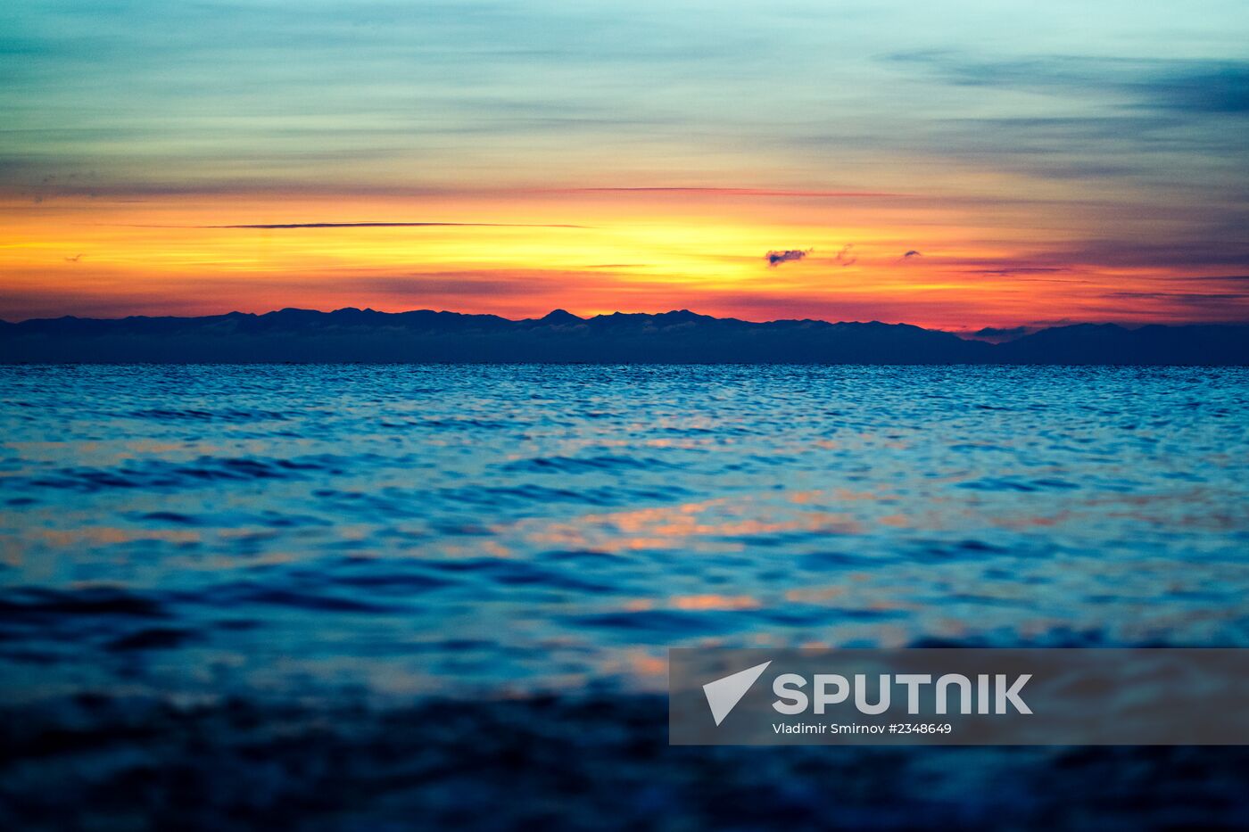 Lake Baikal in winter