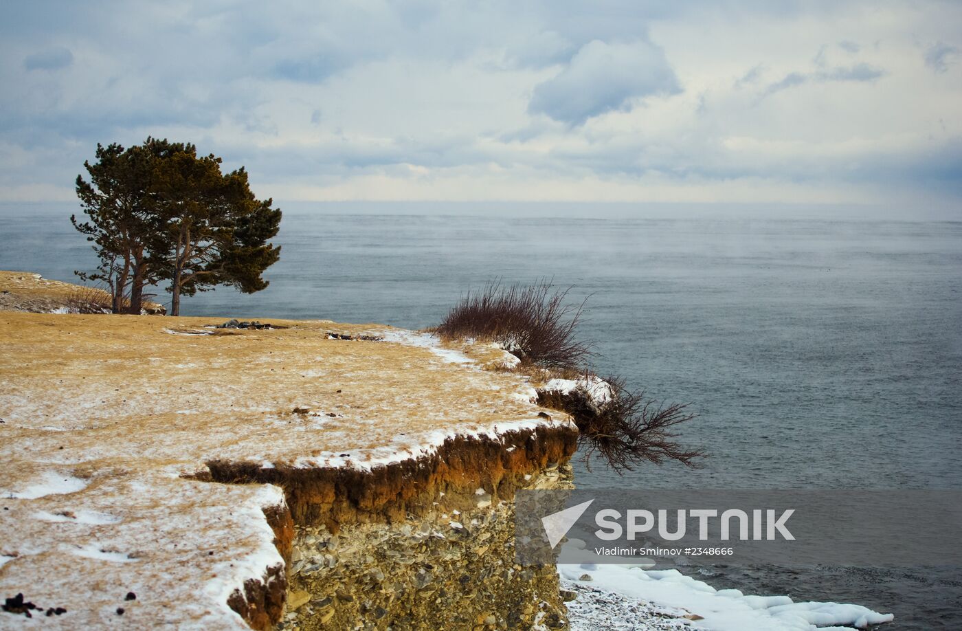 Lake Baikal in winter