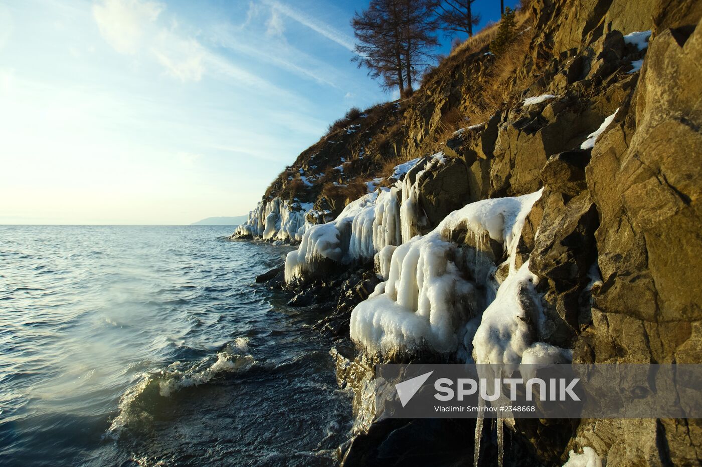 Lake Baikal in winter