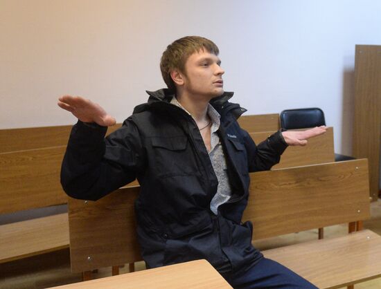 Dmitry Altaichinov tried in court