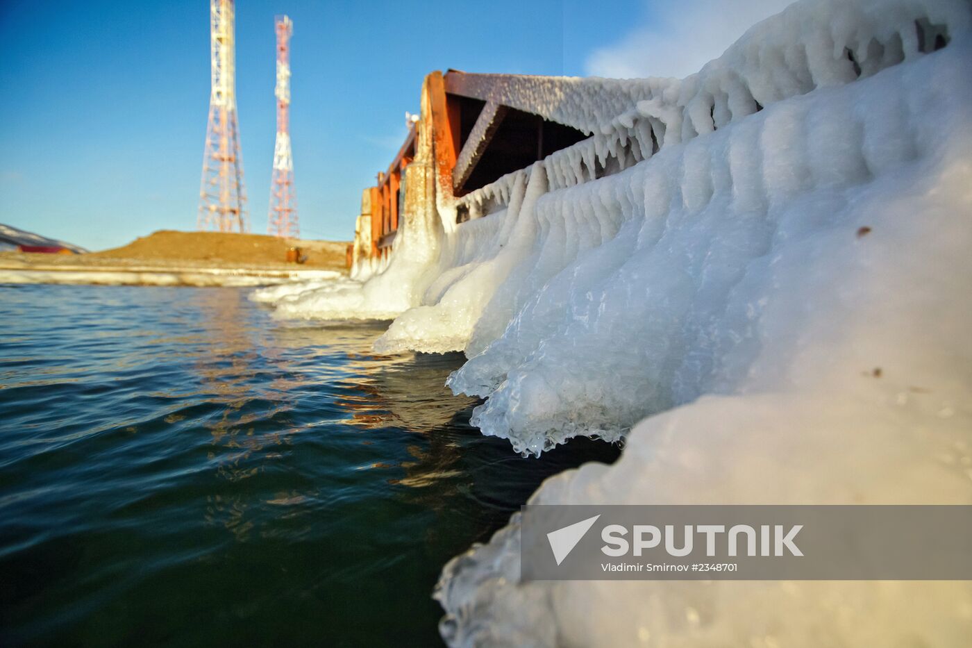 Lake Baikal in winter