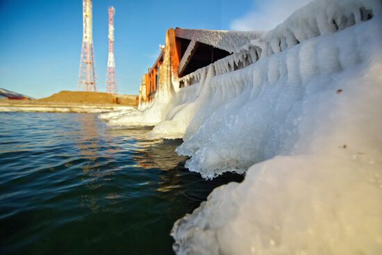 Lake Baikal in winter