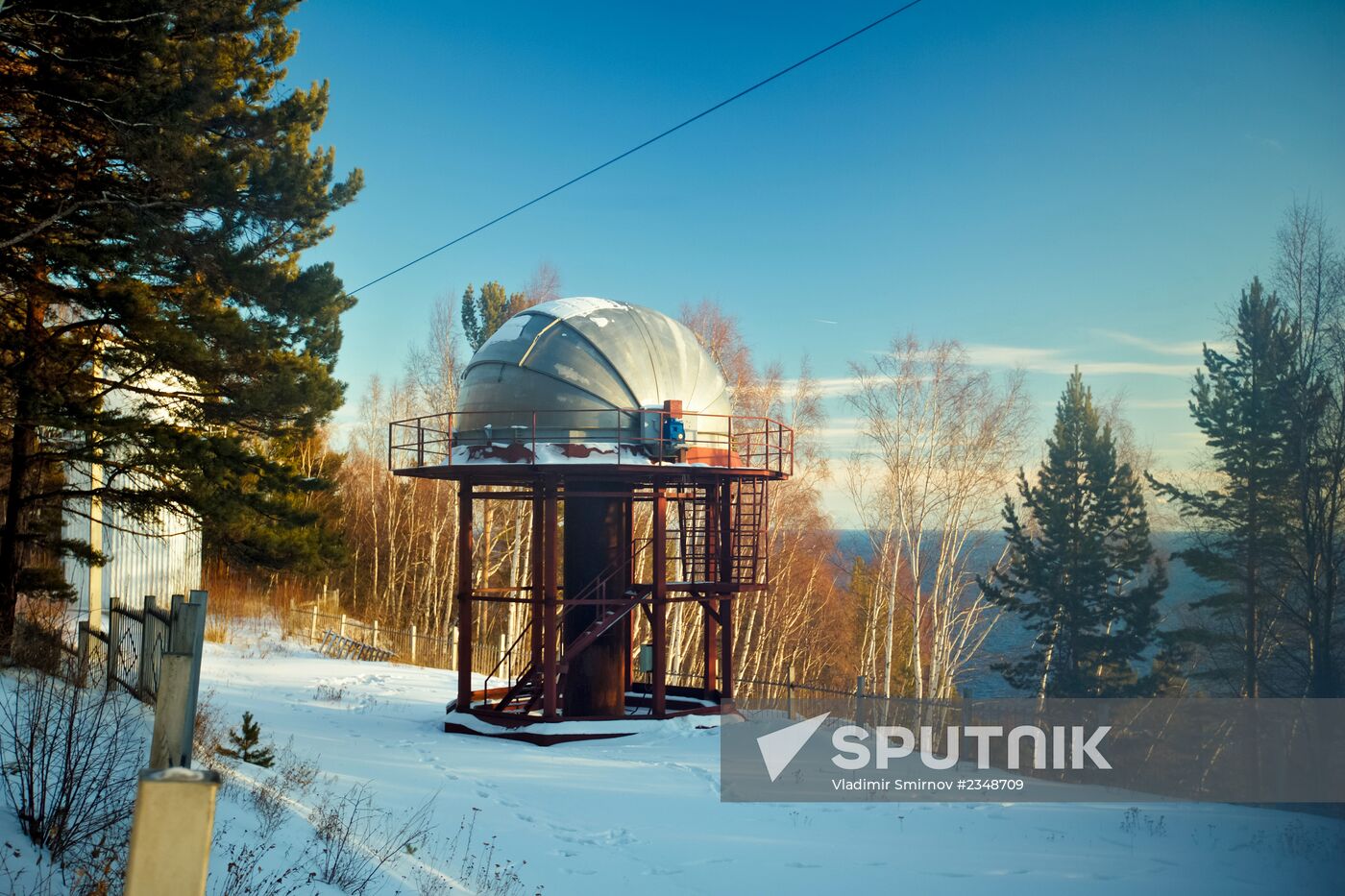 Lake Baikal in winter