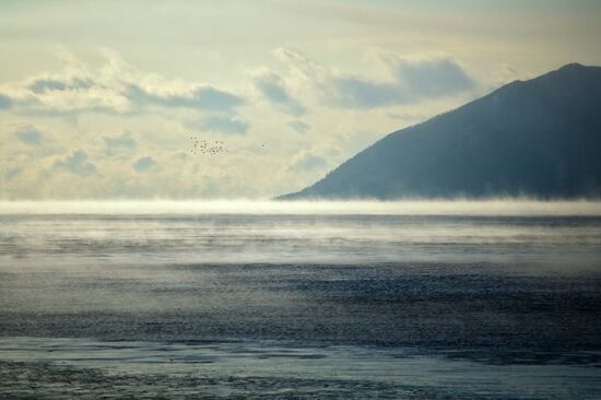 Lake Baikal in winter