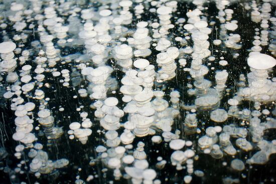 Lake Baikal in winter