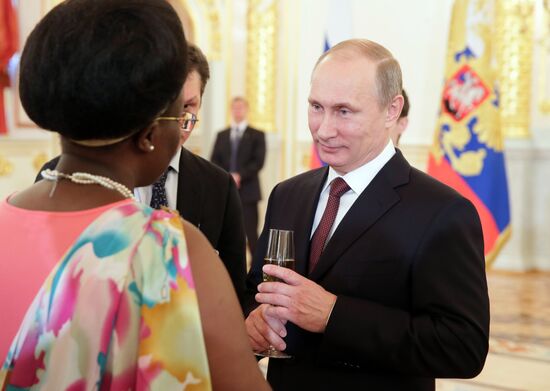 Presentation of credentials to President Vladimir Putin in the Kremlin