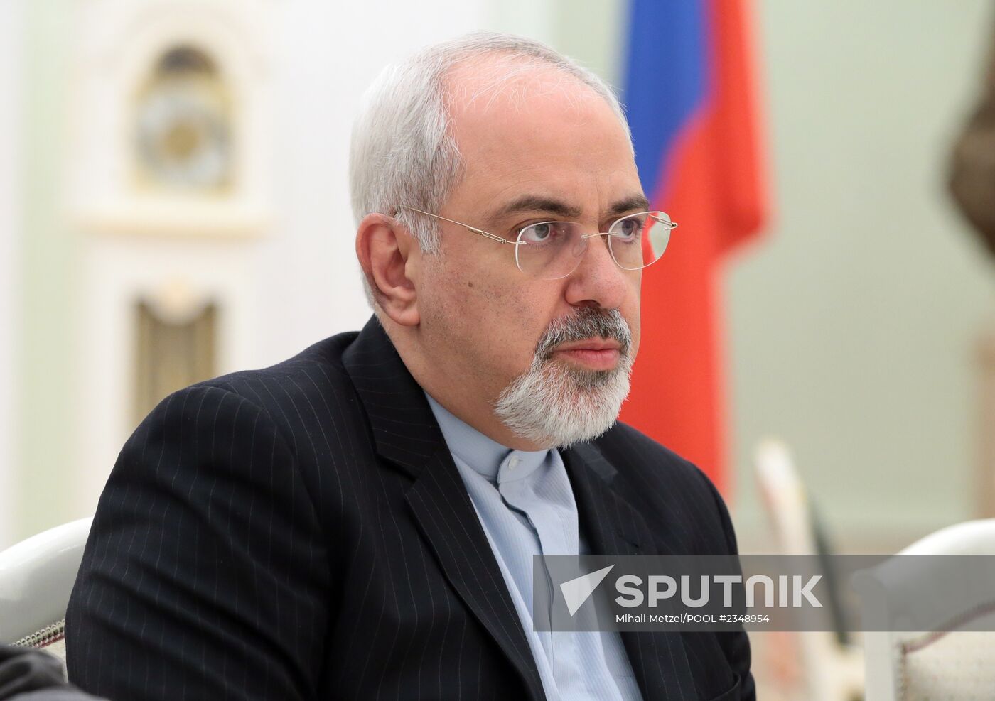 Vladimir Putin receives in Kremlin Javad Zarif