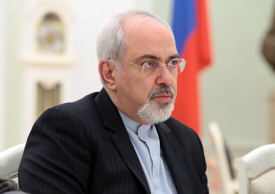 Vladimir Putin receives in Kremlin Javad Zarif