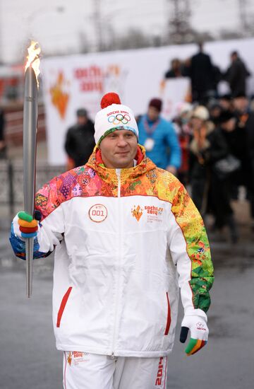Olympic Torch Relay. Belgorod