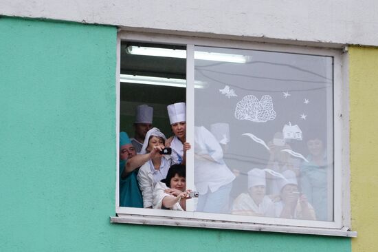 Olympic Torch Relay. Belgorod