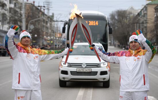 Olympic Torch Relay. Belgorod