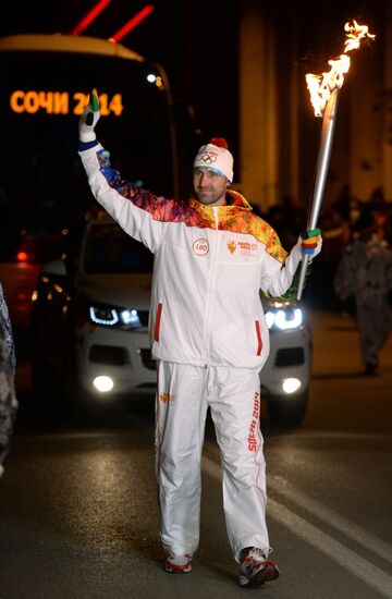 Olympic torch relay. Belgorod