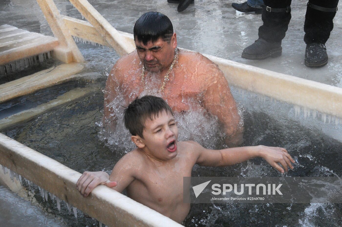 Orthodox believers celebrate Epiphany