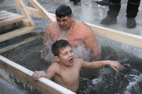 Orthodox believers celebrate Epiphany