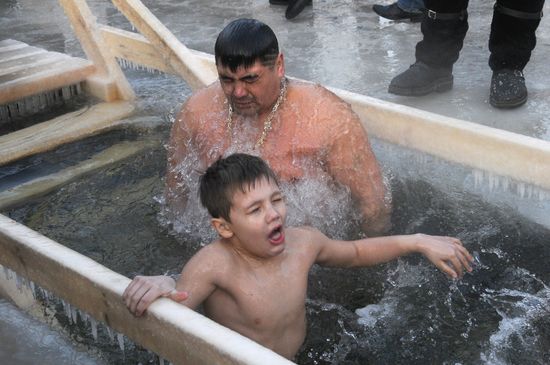Orthodox believers celebrate Epiphany