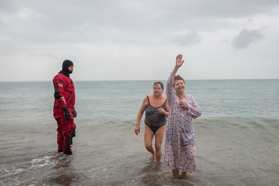 Orthodox believers celebrate Epiphany