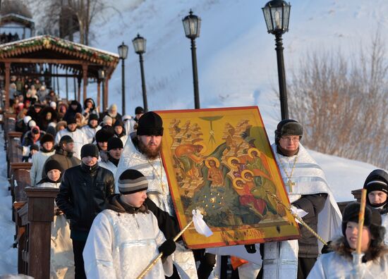 Orthodox believers celebrate Epiphany