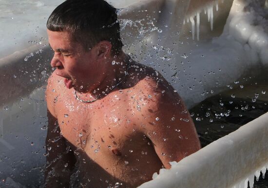 Orthodox believers celebrate Epiphany