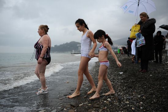 Orthodox believers celebrate Epiphany