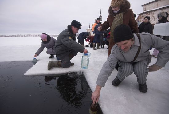 Orthodox Christians celebrate Epiphany