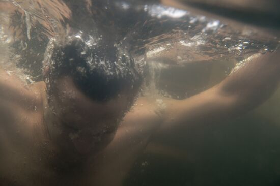 Russian Orthodox believers celebrate Epiphany