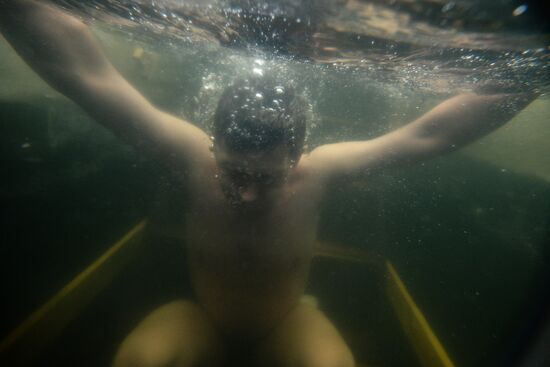 Russian Orthodox believers celebrate Epiphany