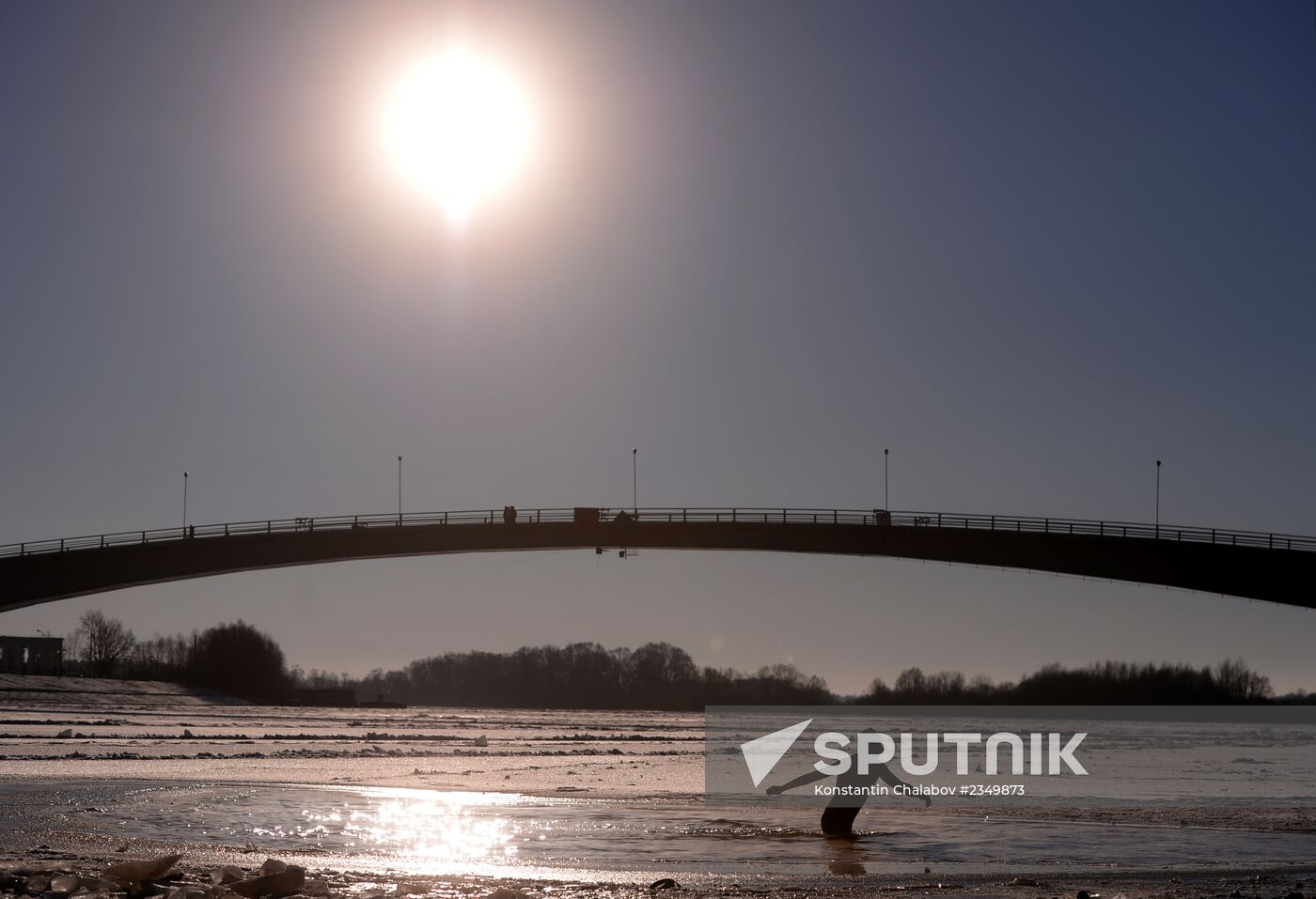 Russian Orthodox believers celebrate Epiphany