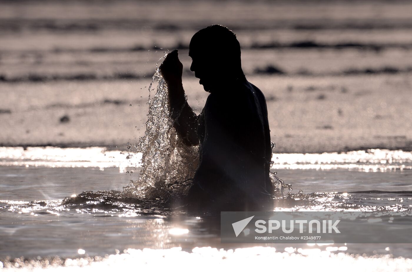 Russian Orthodox believers celebrate Epiphany