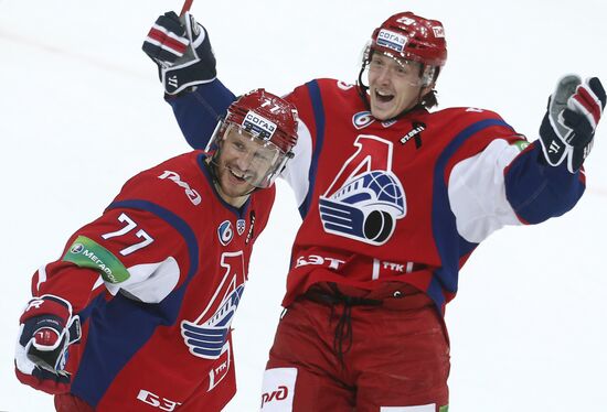 Kontinental Hockey League. Lokomotiv Yaroslavl vs. Dynamo Moscow