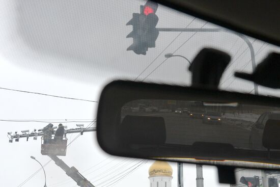 Automated traffic enforcement devices in Novosibirsk