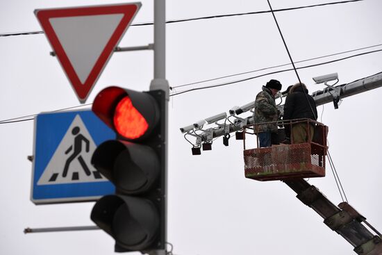 Automated traffic enforcement devices in Novosibirsk