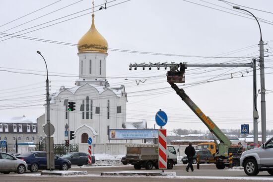 Automated traffic enforcement devices in Novosibirsk