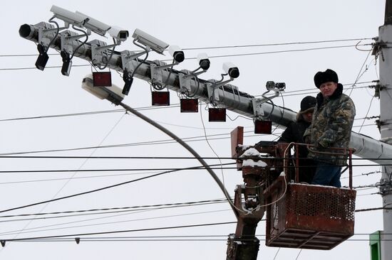 Automated traffic enforcement devices in Novosibirsk