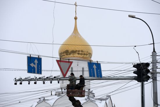 Automated traffic enforcement devices in Novosibirsk