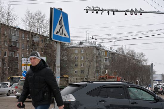 Automated traffic enforcement devices in Novosibirsk