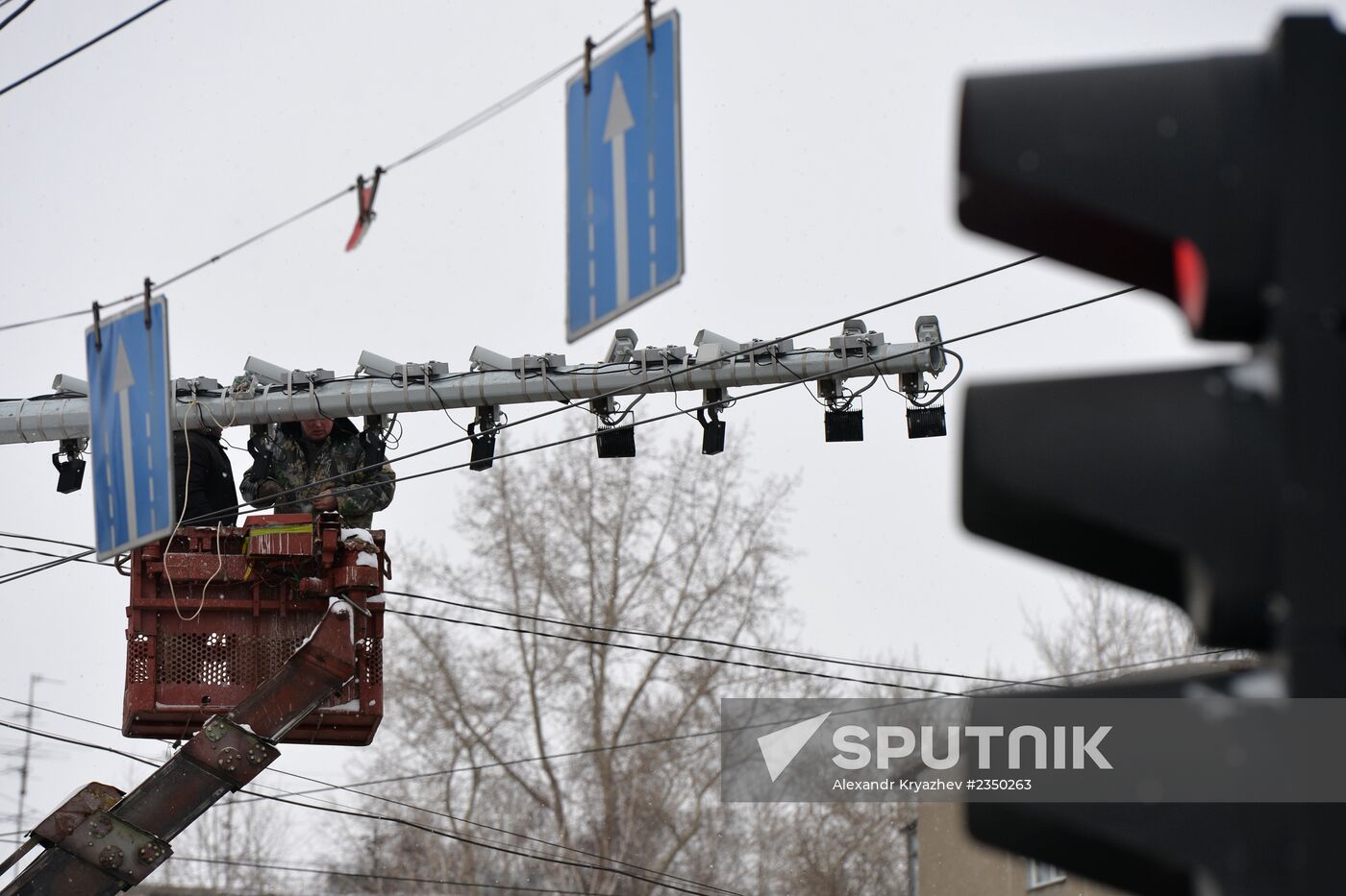 Automated traffic enforcement devices in Novosibirsk