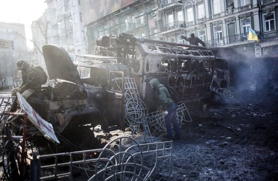 Clashes in Kiev