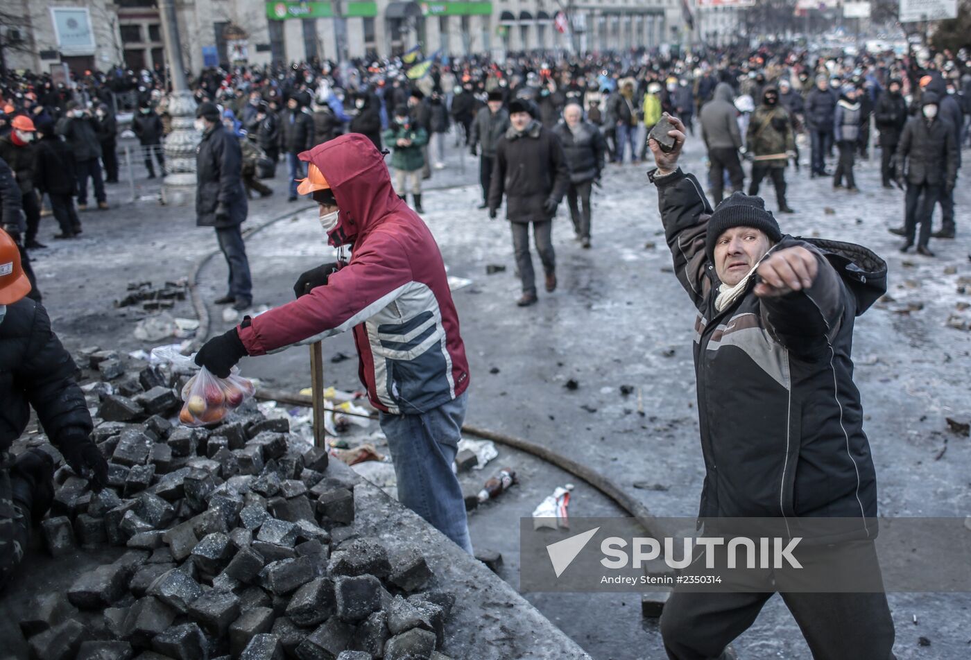 Clashes in Kiev