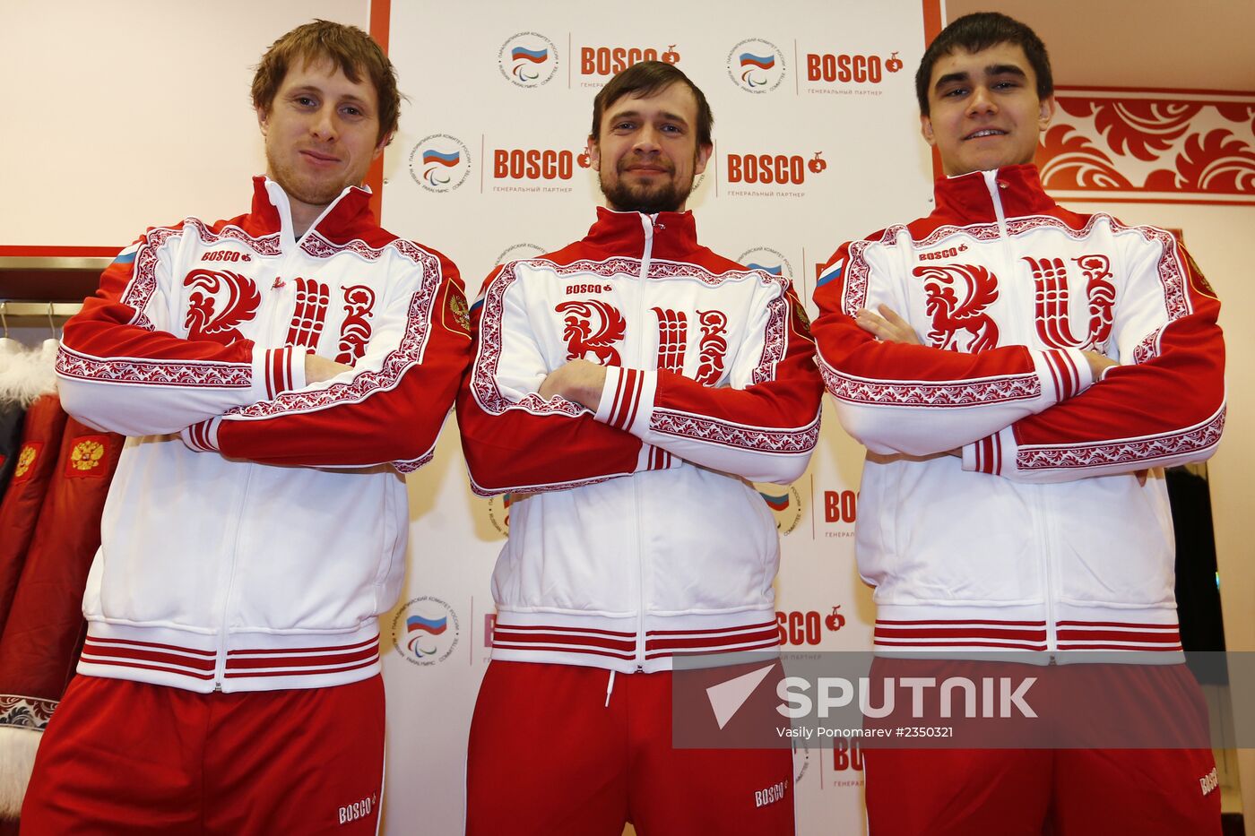 Russian Olympic skeleton team's gear