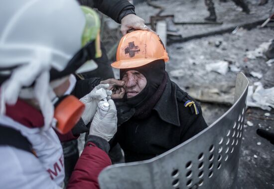 Clashes in Kiev