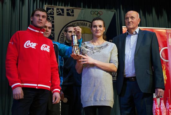 Olympic lesson by Yelena Isinbayeva in Volgograd