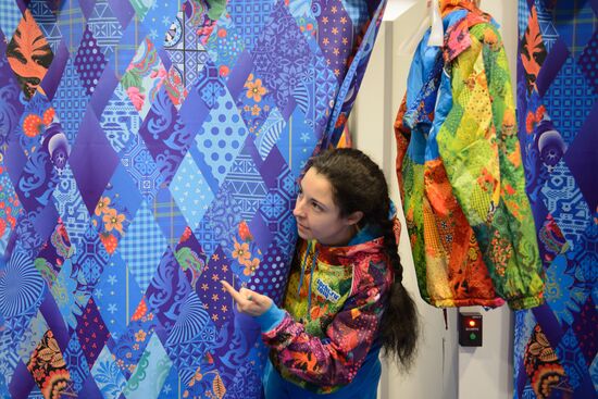 Equipment handed out to volunteers of 2014 Olympics in Sochi