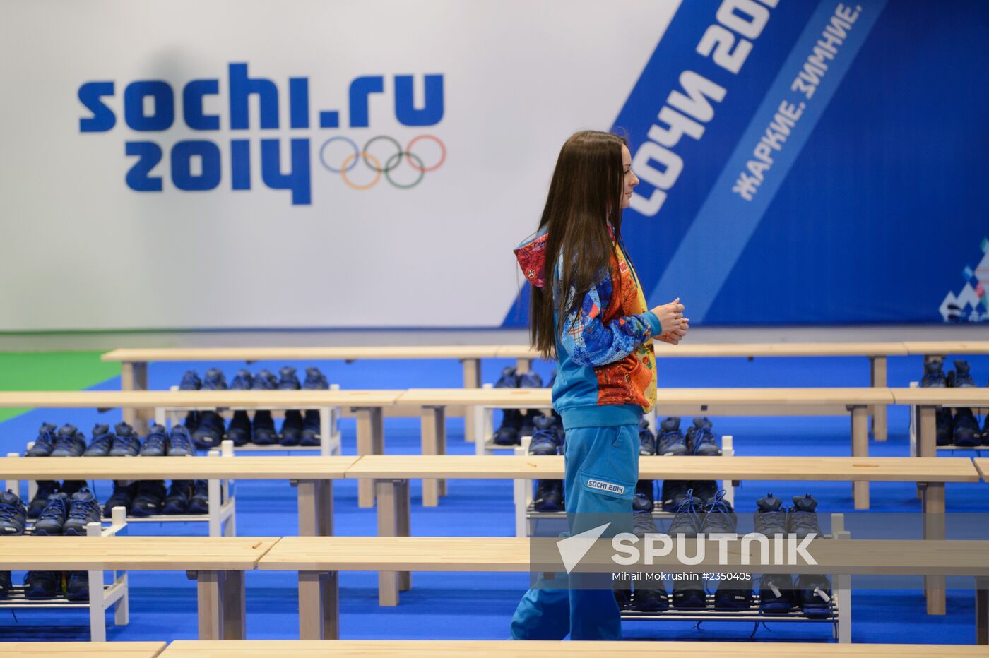 Outfit of Olympic volunteers in Sochi