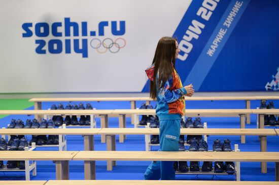 Outfit of Olympic volunteers in Sochi