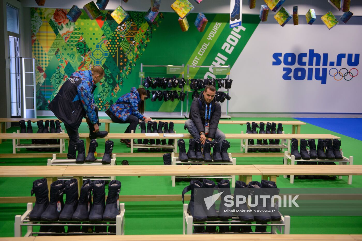 Outfit of Olympic volunteers in Sochi