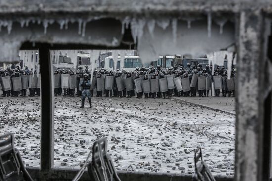 Clashes in Kiev