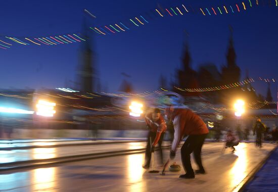 Red Square Classic stage of World Curling Tour
