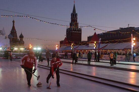 Red Square Classic stage of World Curling Tour
