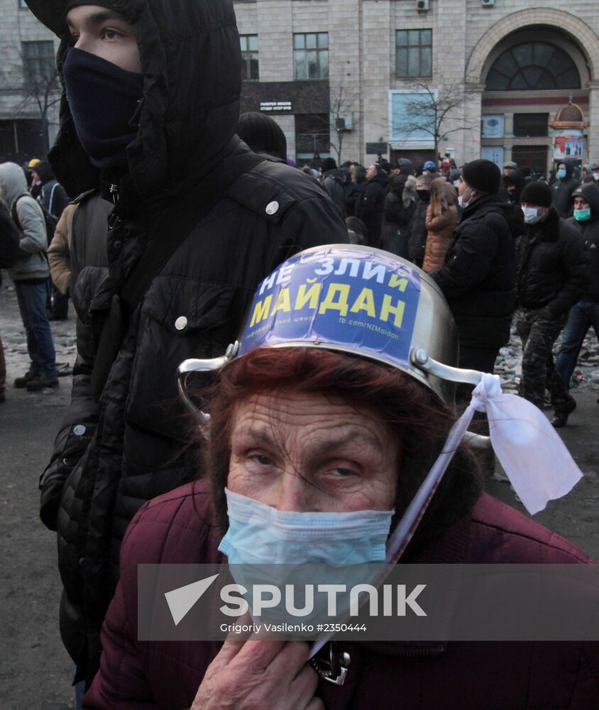 Clashes in Kiev